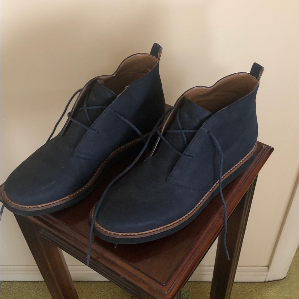 Stylish Blue Chukka Boots for ladies